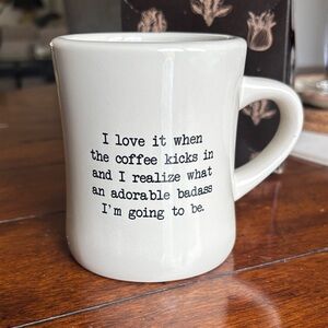 Stash White Badass Coffee Mug